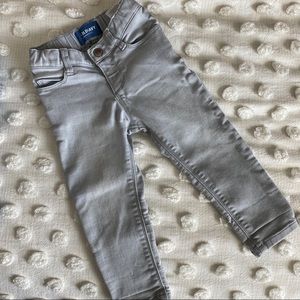 Old Navy gray skinny jeans